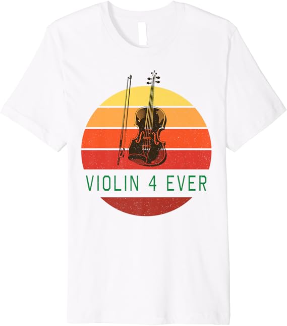 Violin Violins Violinist Retro Forever Premium TShirt